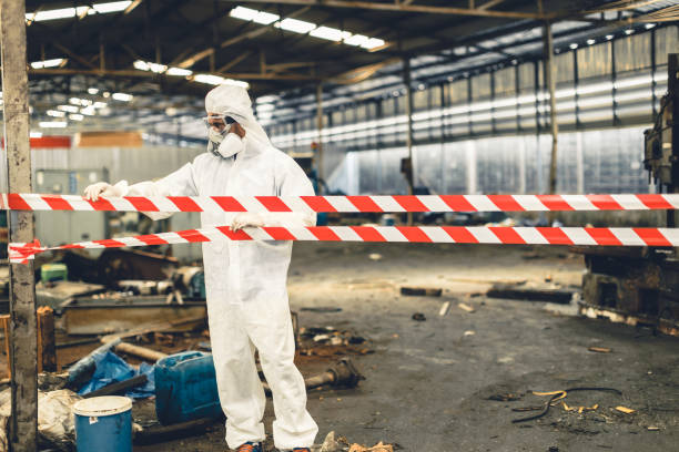 Professional Infectious Disease Decontamination technician working in Pennsville, NJ